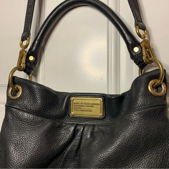 Marc by Marc Jacobs Pebbled Leather Top Handle Bag Classic Q Hillier Hobo $390.0 - Picture 5 of 12